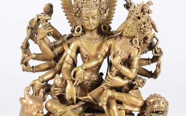 The myth of Śiva and Pārvatī