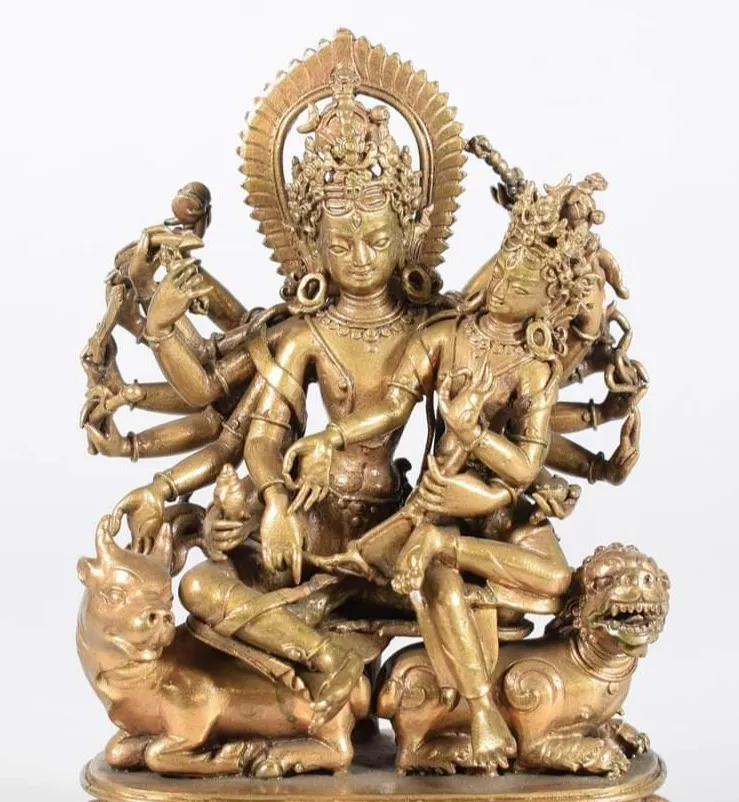 The myth of Śiva and Pārvatī